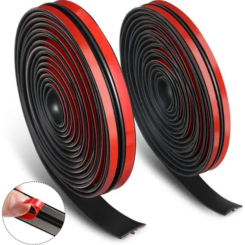YXCY 20ft Car Rubber Weather Strip - 14mm/19mm T-Shape Waterproof Soundproof Trim, Automotive Accessory for Front/Rear Glass, Doors, Weather Strip Side Window, Windshield Protector Window Seals