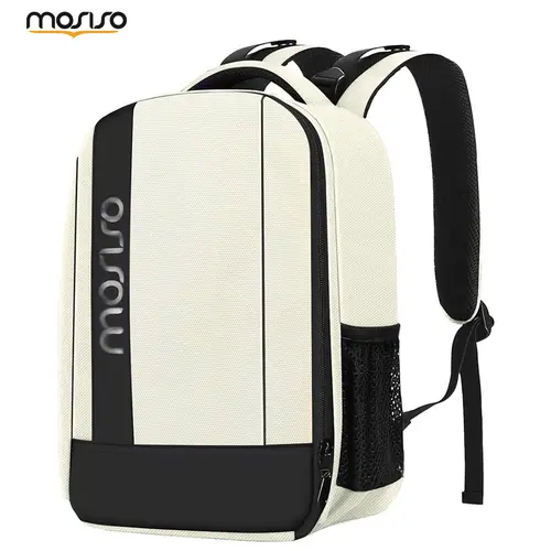 MOSISO Modular Shockproof Camera Backpack for DSLR/SLR/Mirrorless Cameras - Accessory Bag with Tripod Compartment, Laptop Pocket, Water Bottle Holder, Anti-Theft Pocket, Durable Fabric, Ideal for Travel, Unisex Photographers, Accessories, Durable Fabric F