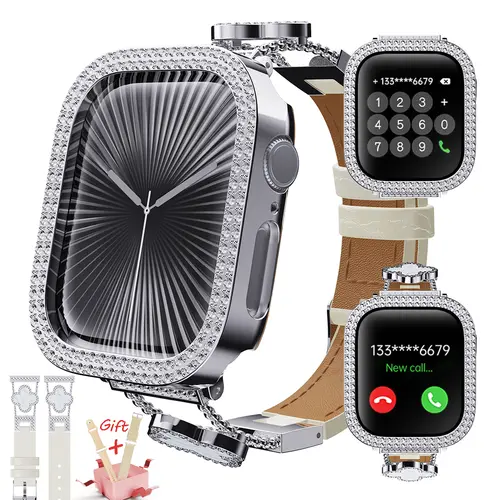 W&O 2026 New Trendy Multifunctional Touchscreen Smartwatch for Women - Smartwatch with Calls, Fitness Tracker, 100+ Sports Modes, Message Reminder, DIY Dials, Compatible with iPhone/Android, Gift for Girlfriend