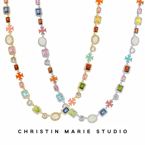 Solstice Gemstone Necklace With Opal