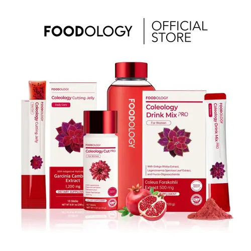 RED Burning 1-Month Full Set | Coleology Cutting Jelly & Coleology Drink Mix Pro +cut PRO (Full 1 month)