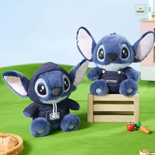 Disney Stitch #12 Sitting Position Plush - Ultra-Soft Polyester Cartoon Stuffed Toy, Stuffed Animal Gifts, Toy Collector Lifestyle Item for Unisex Fans, Back to School Huggable Collectible