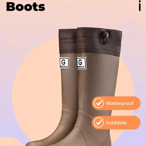 Elegant Knee-High Boots with Zip Closure, Fashionable Wedge Design, Perfect Winter Footwear for Style Lovers, Women, Rain Shoes, Round Toe Boots, Zipper Knee Boots