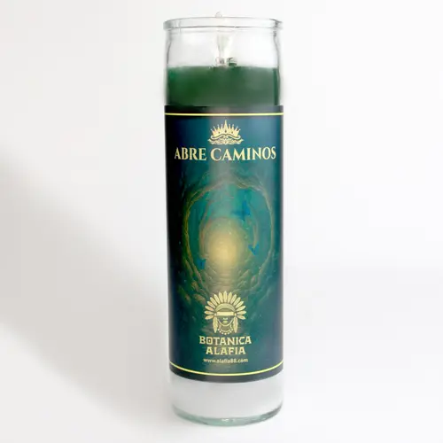 Road Opener Candle – ABRE CAMINOS (7-Color Spiritual Candle)