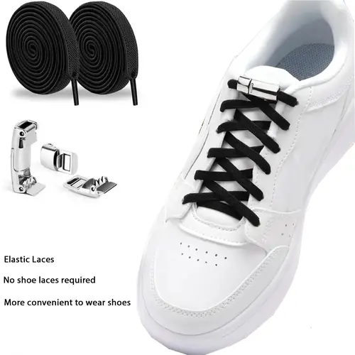 s for Sneakers - Stretchy Replacement Laces, Elastic Laces Shoelaces Accessory for Adults and Kids