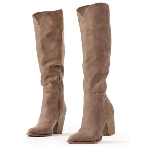 Women's Knee High Boots High Heel Western Boots Pointed Toe Tall Boots,back to school,back to school haul