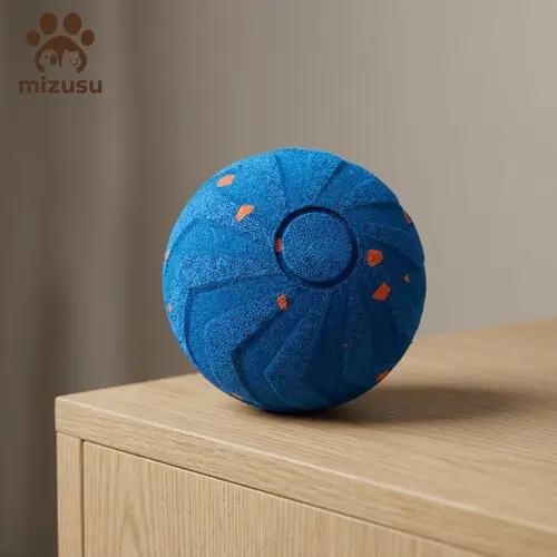 Mizusu Durable Interactive Dog Ball Toy - E-TPU Self-Moving, Bouncing, Spinning Ball for Medium-Large Dogs with IPX7 Waterproof Rating, Ball Toy Balls, Self-Moving Balls
