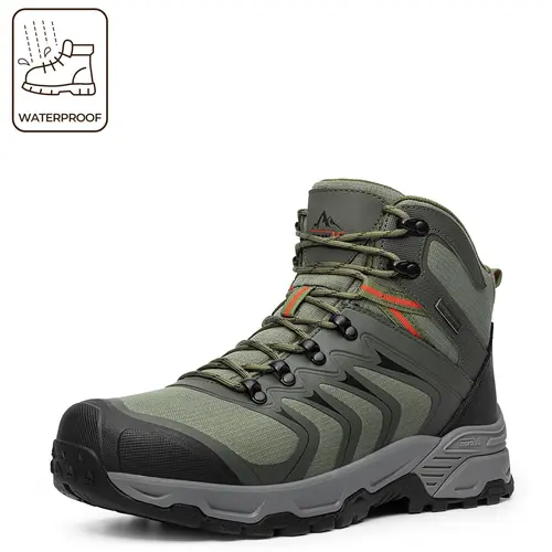 【SummerFinds】NORTIV 8 Men's Armadillo 3.0 Waterproof PRO Hiking Ankle Boot, All-Season Lightweight Non-Slip Arch Support Trekking Camping Shoe, Trekking Camping Shoes,summerwins,father'sdaygifts