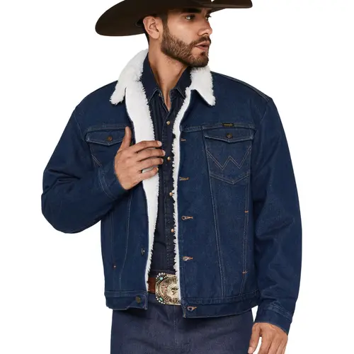 Wrangler Men's Men'S Sherpa Lined Denim Jacket - 74255Pw