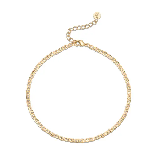PAVOI 14K Gold Plated Anklets for Women - Beaded, Marina, Link, Mariner, Paperclip, Snake Chain Gold Anklets - Summer Jewelry