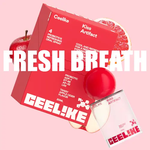 CEELIKE Bad Breath Freshening Oral Spray, 20ml Bottle, Vinegar Flavor, 24 Months Shelf Life, Sugar-Free, Portable Breath Freshener Oral Spray, Long-Lasting Freshness