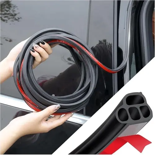 toolupgrade Super Long Car Sealing Strips (32.8ft/52.49ft) - Auto Accessories for Window & Door Protection, Dustproof Edges, Road Noise Reduction, Waterproof, Essential for Vehicle Owners