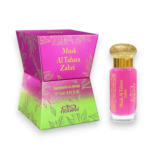 Nabeel | Musk Al Tahara | Zahri | Women's Fragrance | 12 ML | Concentrated Oil | Bergamot - Black currant & Rose