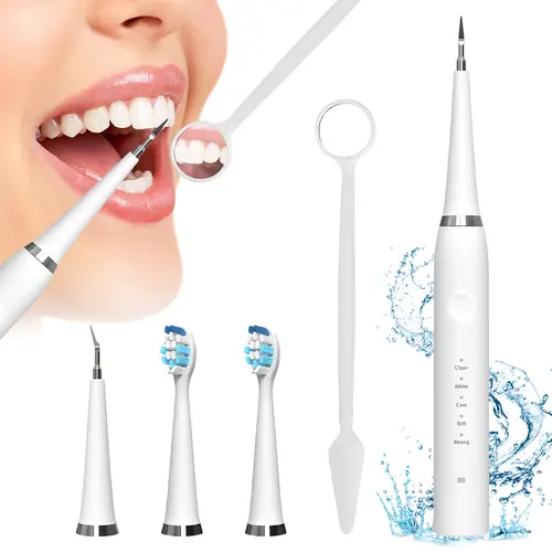 Plaque/Tartar Remover for Teeth, Dental Calculus Remover Teeth Cleaning Kit with 5 Adjustable Modes, IPX7 Waterproof, Oral Care Tool, Rechargeable Teeth Cleaning Plaque Remover for Home