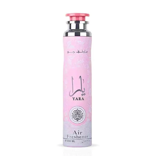 Yara Air Freshener 300ML (10.1 OZ) by Lattafa | A Refreshing Floral Air Freshener With A Sweet, Musky, Lasting Finish.