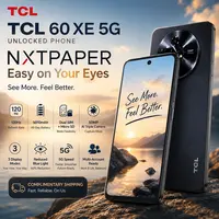TCL 60 XE NXTPAPER 5G Cell Phone, AT&T, T-Mobile & Verizon Unlocked Android Smartphone, 8GB+128GB/8GB+256GB, 6.8" 120Hz Paper-Like Display, AI Features, 5010mAh Battery, Advanced Camera System,