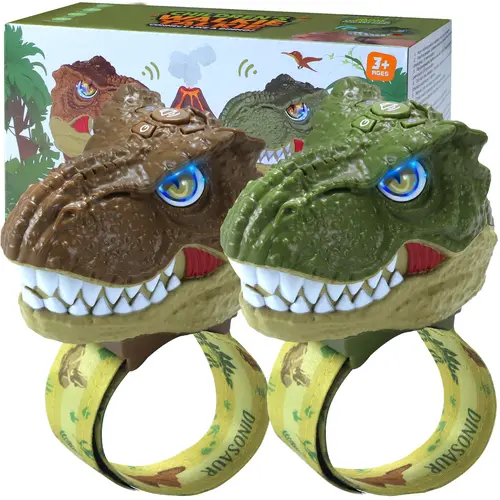 Vvinca Dinosaur Walkie Talkies for Kids - 2-Pack Durable Kids Toys for Boys/Girls Age 3-12, T-Rex Adjustable Strap, Long Range, Collectible Adventure Toys for Outdoor Camping, Birthday/Holiday Gifts for Toddlers #tiktokmademebuyit
