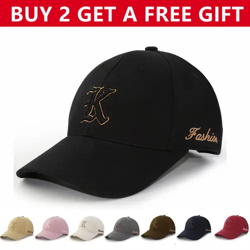 Unisex Embroidered Cotton Baseball Cap – Back to School, Adjustable Strap, Soft Fabric, Everyday Streetwear for Teens & Adults