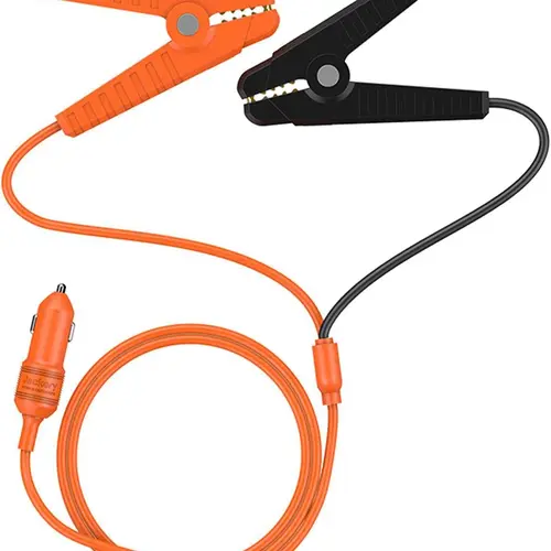 Jackery 12V Automobile Lead-acid Battery Charging Cable, Cigarette Lighter Plug to Alligator Battery Clamps for Car Battery, for All Jackery Solar Generators Power Stations Except Explorer 160