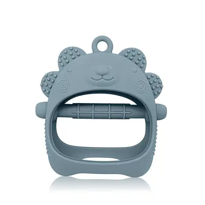 Food Grade Silicone Baby Teething Mitten - Anti-Dropping Wrist Teether, BPA-Free Baby Accessories for 0-12 Months’ Sucking & Chewing Needs, Chewing Teethers