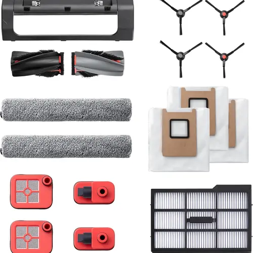 E28/E25 eufy Replacement Parts Kit, Side Brush, Filter, Rolling Brush for Robovac, Dustbag, Roller Mop, Dirty Water Reservoir Filter. Compatible, Spare Parts, Vacuum Filter Replacement