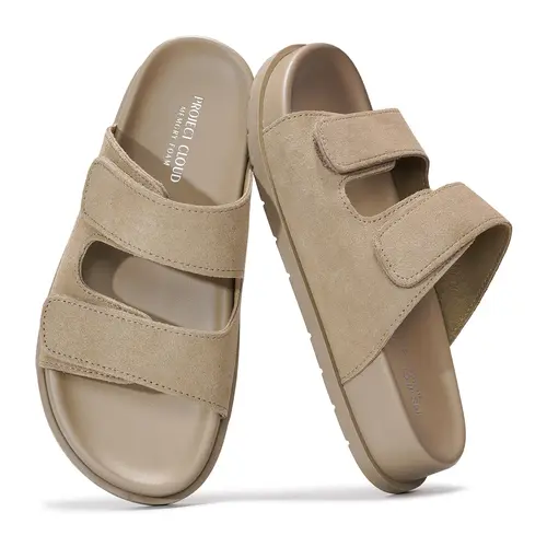 Project Cloud Women's | Platform Sandals | Casual Summer Walking Shoes Footwear | Plush and Soft Insole | Lightweight | Non-Slip - Sleek