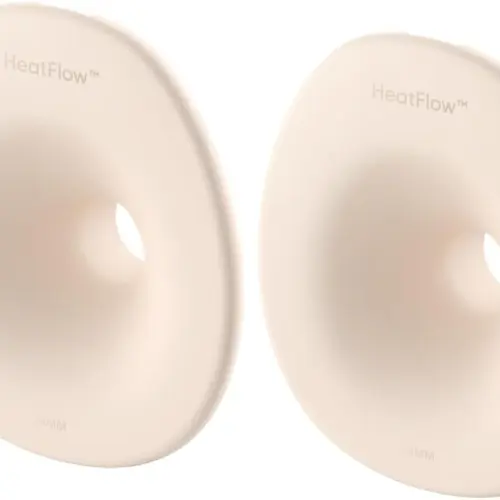 eufy Original 24mm & 27mm Flange Inserts (2-Pack) – Breastfeeding Supplies, Third-Party Replacement Accessories for E20/S1/S1 Pro Wearable Breast Pumps, HeatFlow Tech, Food-Grade Silicone, Ergonomic Comfort, Third‑Party Inserts, Comfortable