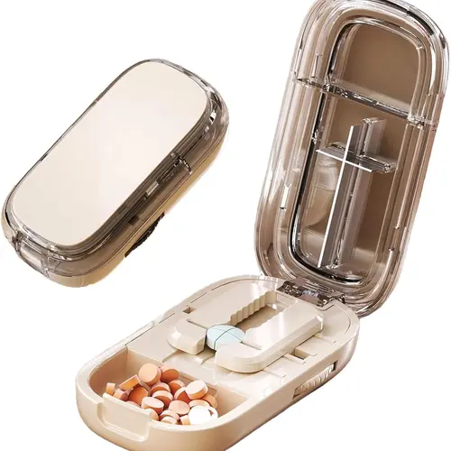 Adjustable Pill Cutter and Splitter for Multiple Pills, Designed for Small and Tiny Tablets with Precise Alignment Functionality