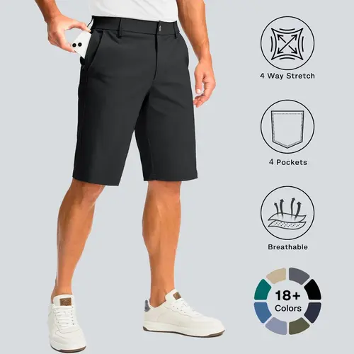 G Gradual Men's Golf Shorts - 11" Inseam, 4 Pockets, Stretch, Quick Dry, Breathable Athletic Shorts - Golf-Themed Sporty Mens Clothing for Summer Casual Work, Men's Wear,summerwins