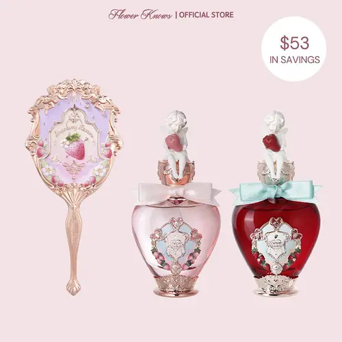 Flower Knows Muse Scent Set, 50ml (1.7oz) Long-Lasting Eau De Parfum, Fruit & Strawberry Sweet Scent, Women's Summer Perfume Gift, Romantic Gifts for Her, Womens Gifts, #tiktokshopbacktoschool, #sohochic