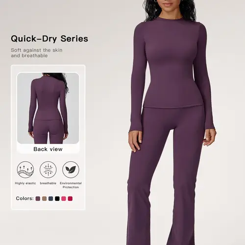 Women's Sporty Tracksuit Set, Casual Two-Piece, Comfortable Athletic Wear, Sportswear Set, Exercise Clothing Set, Ideal for Gym & Daily Activities