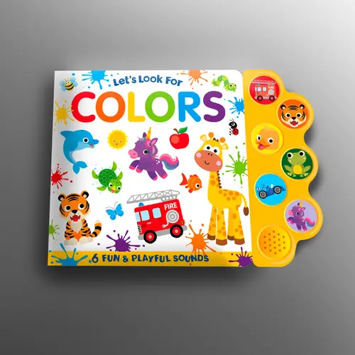 Color-Searching Sound Busy Book for Toddlers - Early Reading Book for Preschool Learning & Early Childhood Development, Busy Books