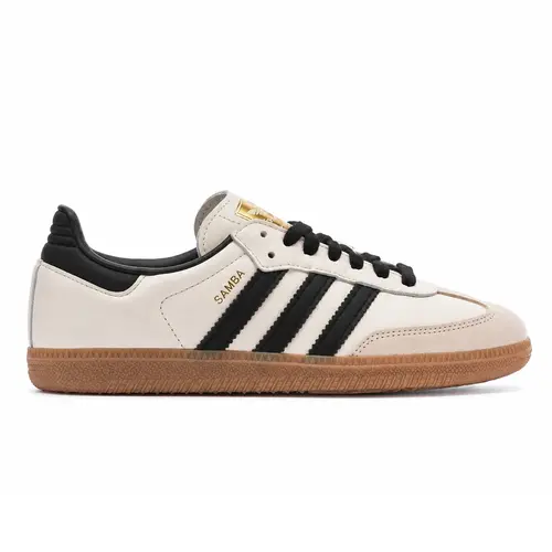 (Women's Size) ID0478 Adidas Samba OG Women's Cream White Core Black Sand Strata