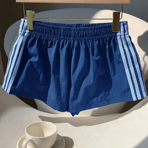 Deep Gym Shorts with Side Stripes, Breathable Quick-Dry Casual Running Gym Wear, Breathable Workout Shorts, Casual Fitness Shorts, Simple Versatile Design for Men & Women