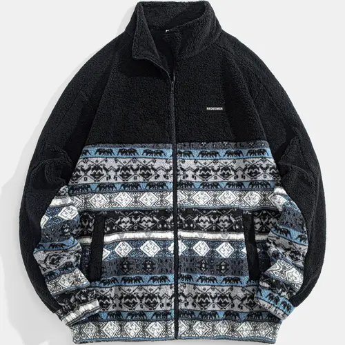Men's Fleece Lined Winter Jacket, Warm Fashion Design, Perfect for Cold Weather, Comfortable Daily Wear Outerwear, Thermal Lined Jacket