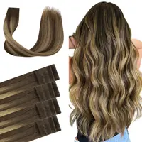 GOO GOO Invisi Edge Tape in Hair Extensions Straight Natural Remy Human Hair, 14inch-24inch 20pcs 50g, Seamless Injected Tape, Virgin Remy Hair, Natural Look summer hairstyles #TikTokShopSummerSale