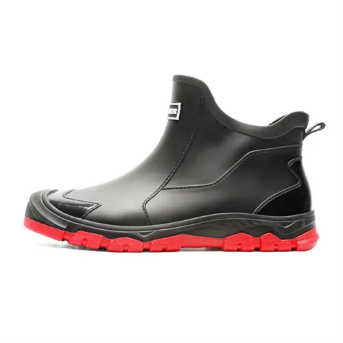 Unisex Waterproof Rain Boots, Waterproof Deck Boots, Rain Shoes, Outdoor Activities, Stretch Rubber Sole, Comfortable Lining, Ideal for Water Sports & Casual Wear, Outdoor Footwear