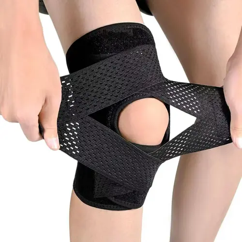 Knee Brace with Side Stabilizers for Meniscal Tear Knee Pain ACL MCL Arthritis Injuries Recovery, Breathable Adjustable Knee Support for Men and Women Visit the Galvaran Store