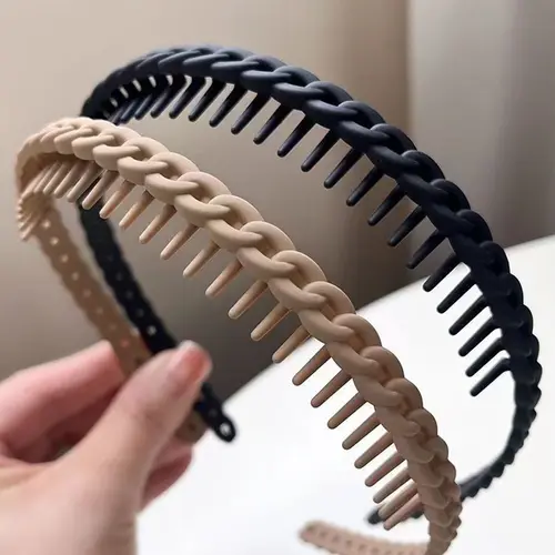 Women's Anti-Slip Hair Tie Set, Elastic Fashion Headbands, Hair Accessories, Arched Design, Perfect for Daily Use & Outdoor Activities, Mother's Day Gift