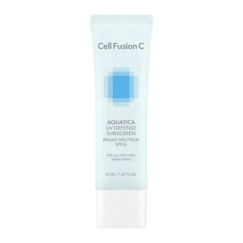 Cell Fusion C Aquatica UV Defense Sunscreen SPF 50 | Korean Sunscreen with PDRN, No White Cast, Lightweight Hydrating Formula