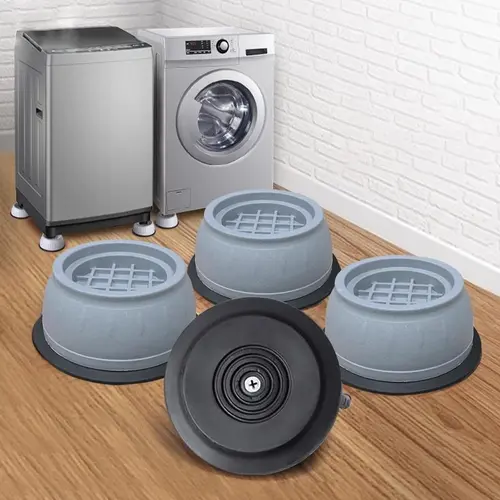 4PCS Anti-Vibration Washing Machine Support Anti-Slip Rubber Feet Base Pads Mat US Anti-slip Machine Foot Pad Bathroom Fixture Accessories