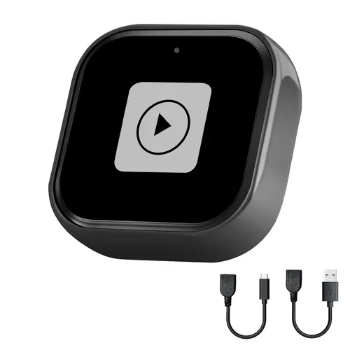 Wireless CarPlay Adapter 2025 upgrades wired CarPlay to wireless, mini USB design, plug and play, easy to use, fast and stable connection