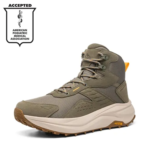 【SummerFinds】NORTIV 8 Men's Wide Feet Lightweight Waterproof Hiking Boots, Rubber Sole Outdoor, Durable Craftsmanship, Comfortable EVA Midsole, 5mm Heel-To-Toe Drop, summervibes,summerwins,father'sdayg