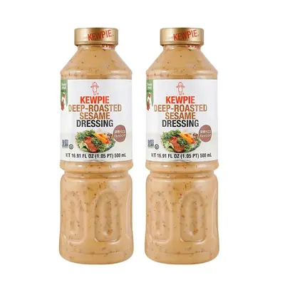 KEWPIE Roasted Sesame Dressing 500ml *2 Pack -  for Sukiyaki & Asian Cuisine