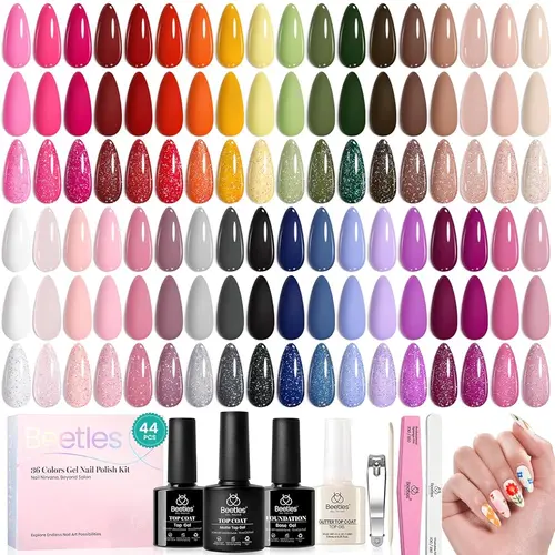 【Spring Clearance】Beetles Gel Polish Set【Base & Top Coat&Color Gel&Manicure Tool&Decoration】DIY Nails at home gift Cosmetic Glitter mothersdaygift Spring Nail Summer Nail Vacation Nail #SummerVibes