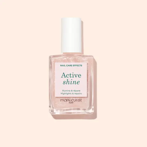Manucurist Active Shine - Nail Strengthener & Enhancer - High Shine Effect for Glossy Nails