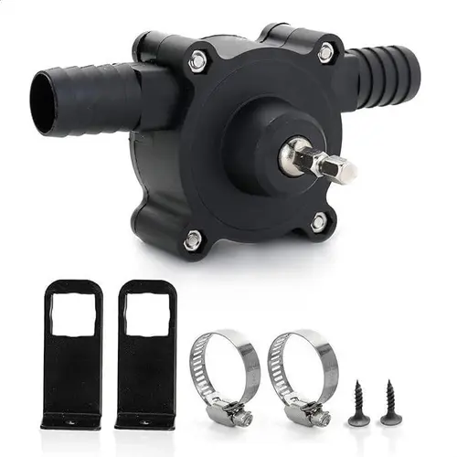 Fathersdaygift Mini Electric Drill Pump Portable Hand Drill Powered Water Pump Diesels Oil Fluid Water Hand Self-Priming Transfer Pumps Quick Pumping Speed home garden outdoor Pump Drill Operated Fathers Day Gifts