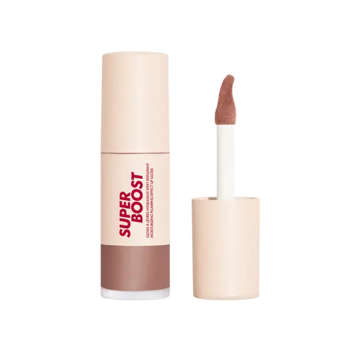 Super Boost Lip Gloss - MINI - Moisturizing & Plumping Lip Gloss with Hyaluronic Acid for Comfortable Hydrating Gloss with Unique Lip Grip Applicator