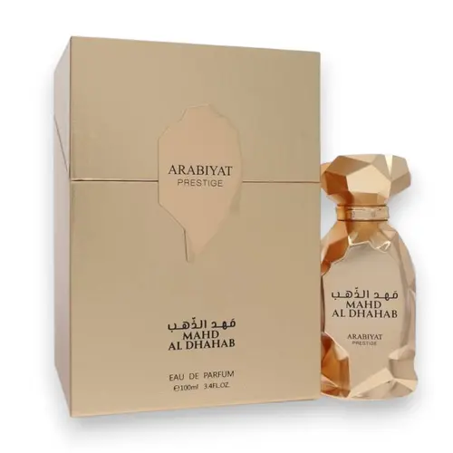 Arabiyat Prestige | Mahd al Dhahab | Unisex Fragrance | 100 ML 3.4 OZ | Eau De Parfum | Spices - Lemon & Bergamot