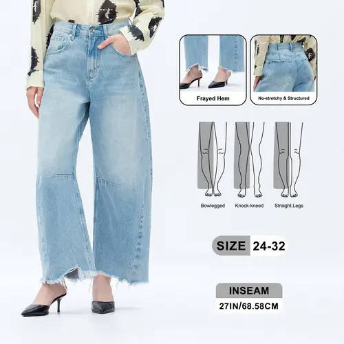 Sloane ONESO Y2K Women's High Waisted Bady Barrel Leg Jeans Relaxed Boyfriend Womenswear Denim Pants Streetwear Pocket Basic Fitted Denim Jeans Bottom #SummerVibes